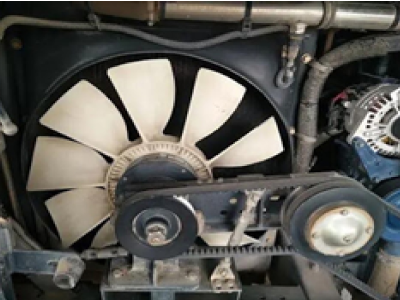 Imagen de apoyo: Si se corta la correa del ventilador: